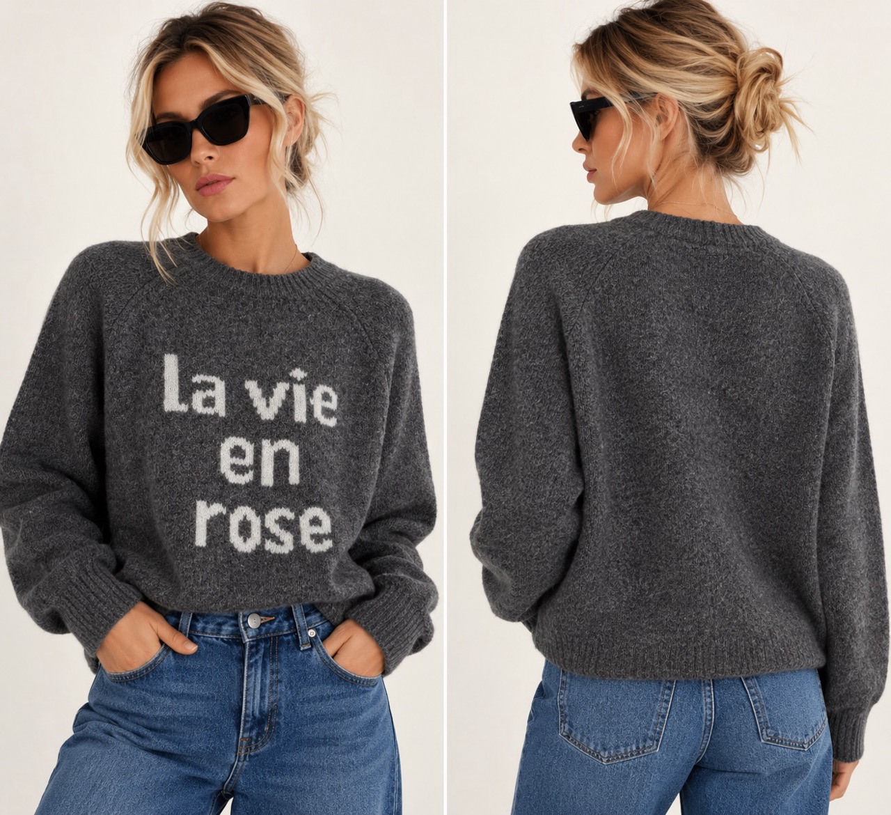 Maglione con scritta ONLY 15378442 - immagine 3