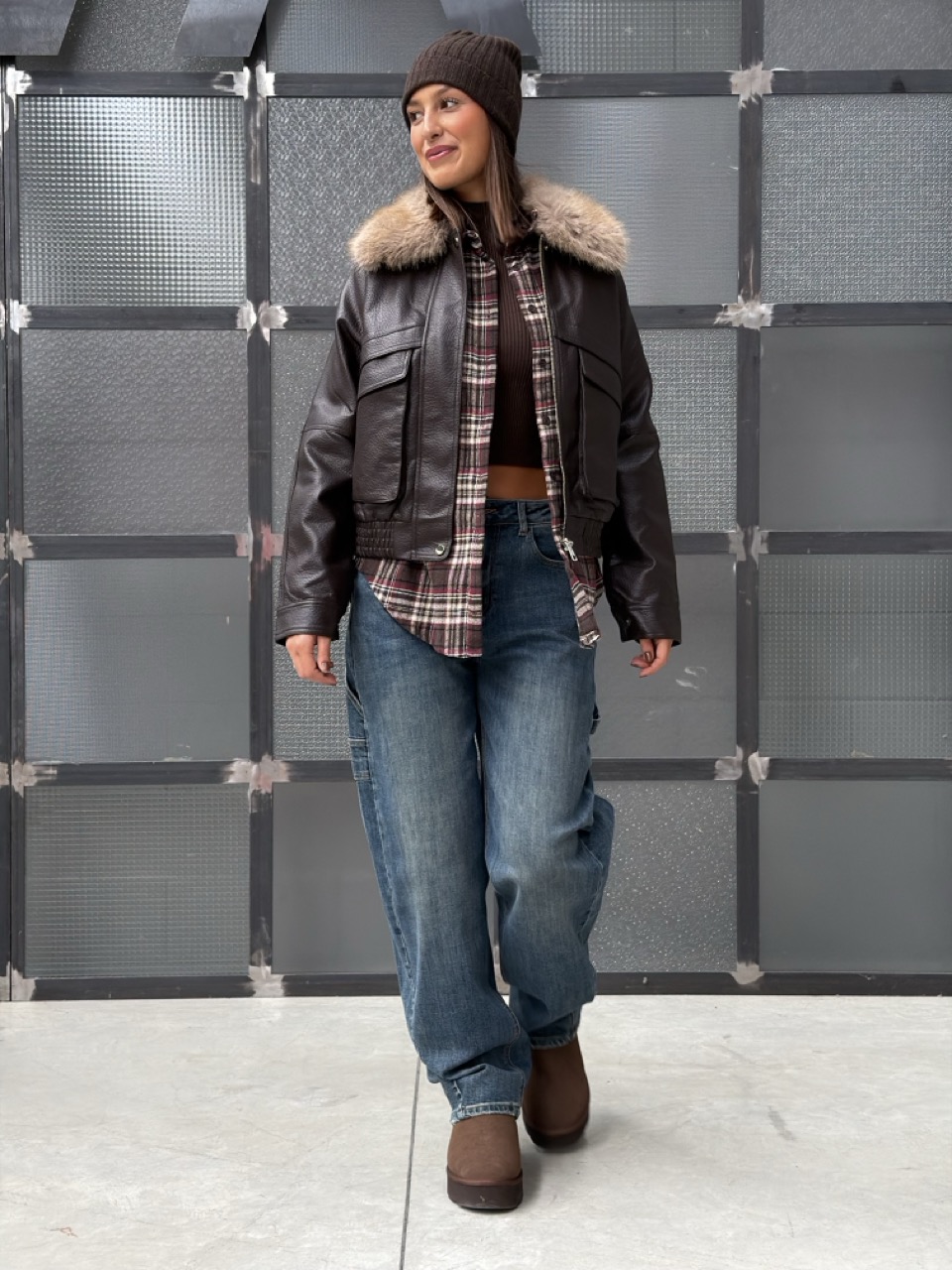 Giacca in ecopelle XS262019
