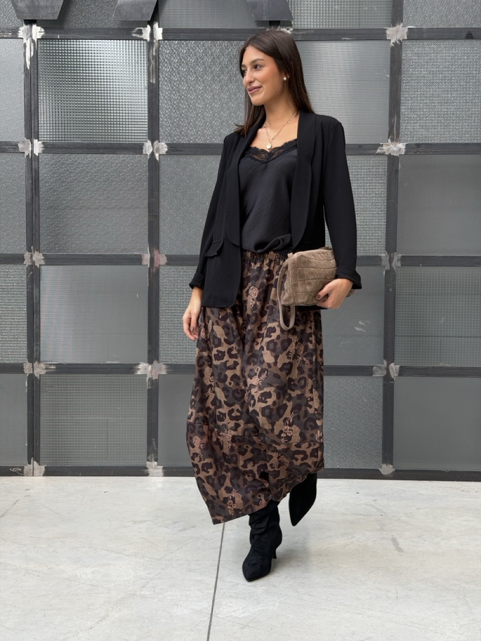 Pantaloni balloon camuflage 4957
