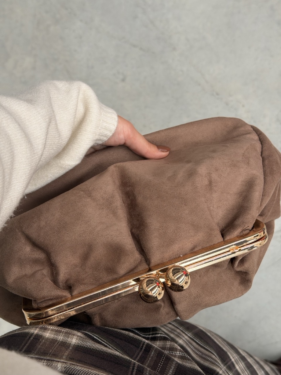 Borsa con chiusura a scatto B9513 - immagine 3