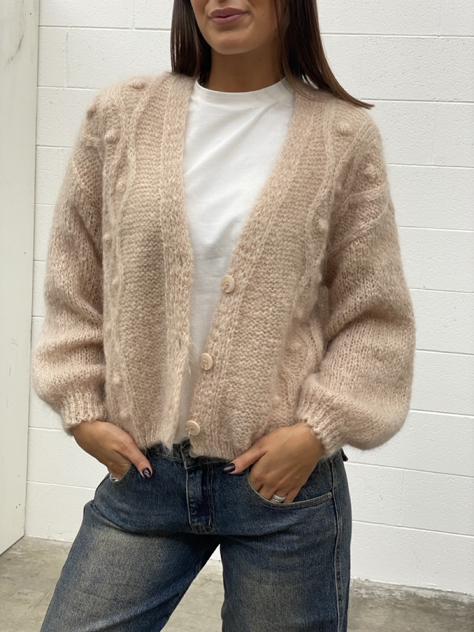 Cardigan in maglia 26179 - immagine 3