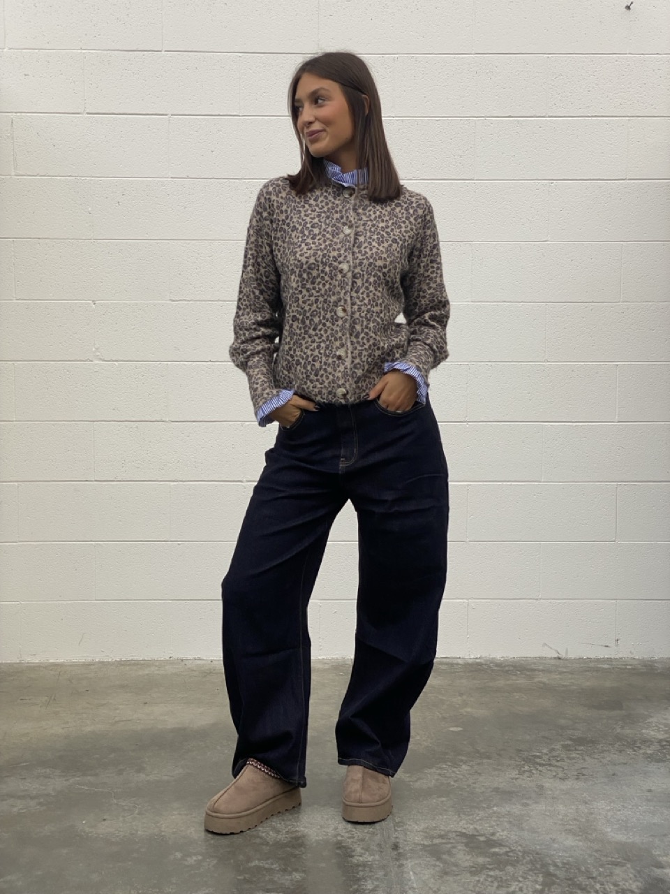 Cardigan maculato AL1572 - immagine 2