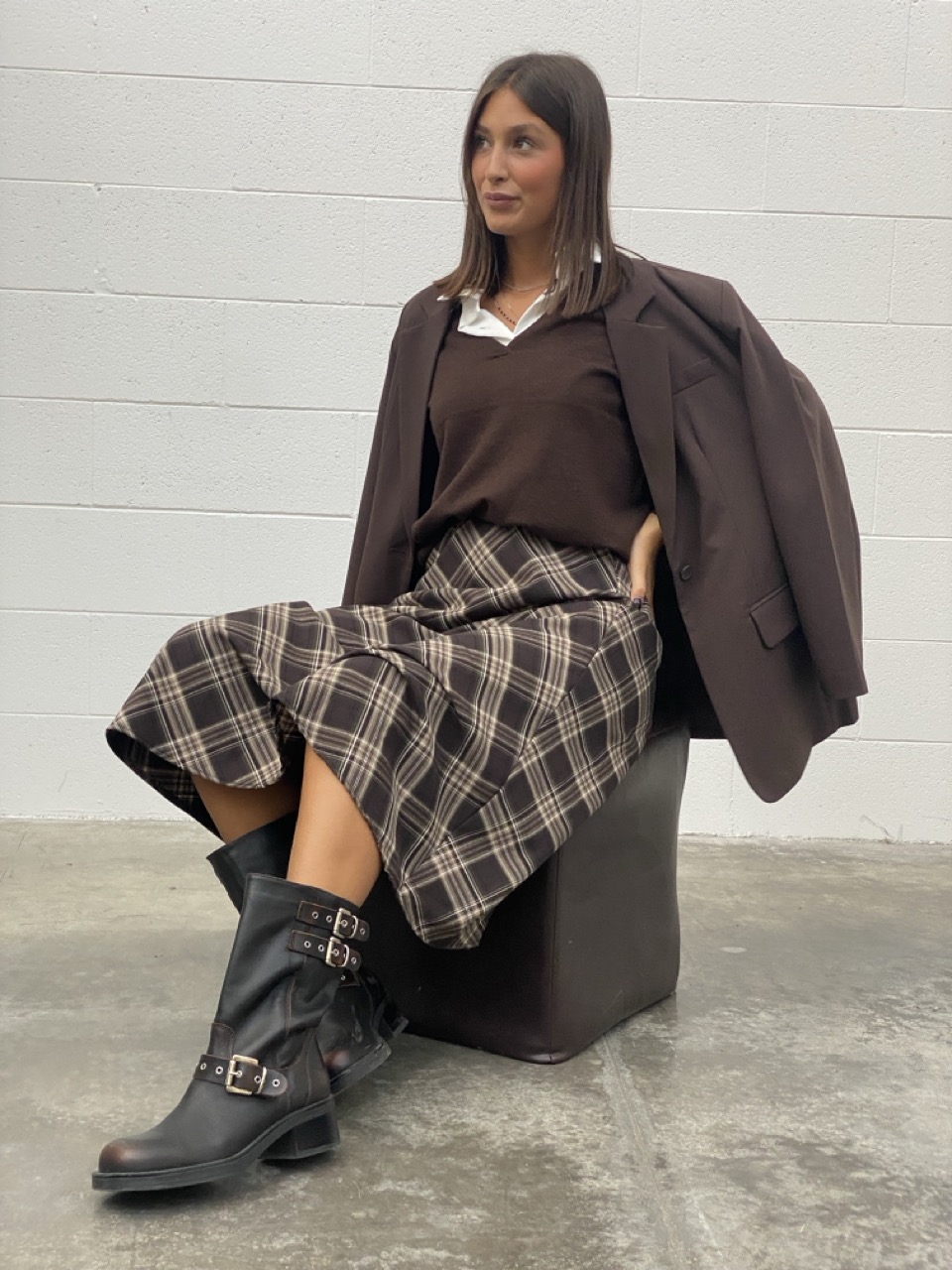 Gonna scozzese midi 1166