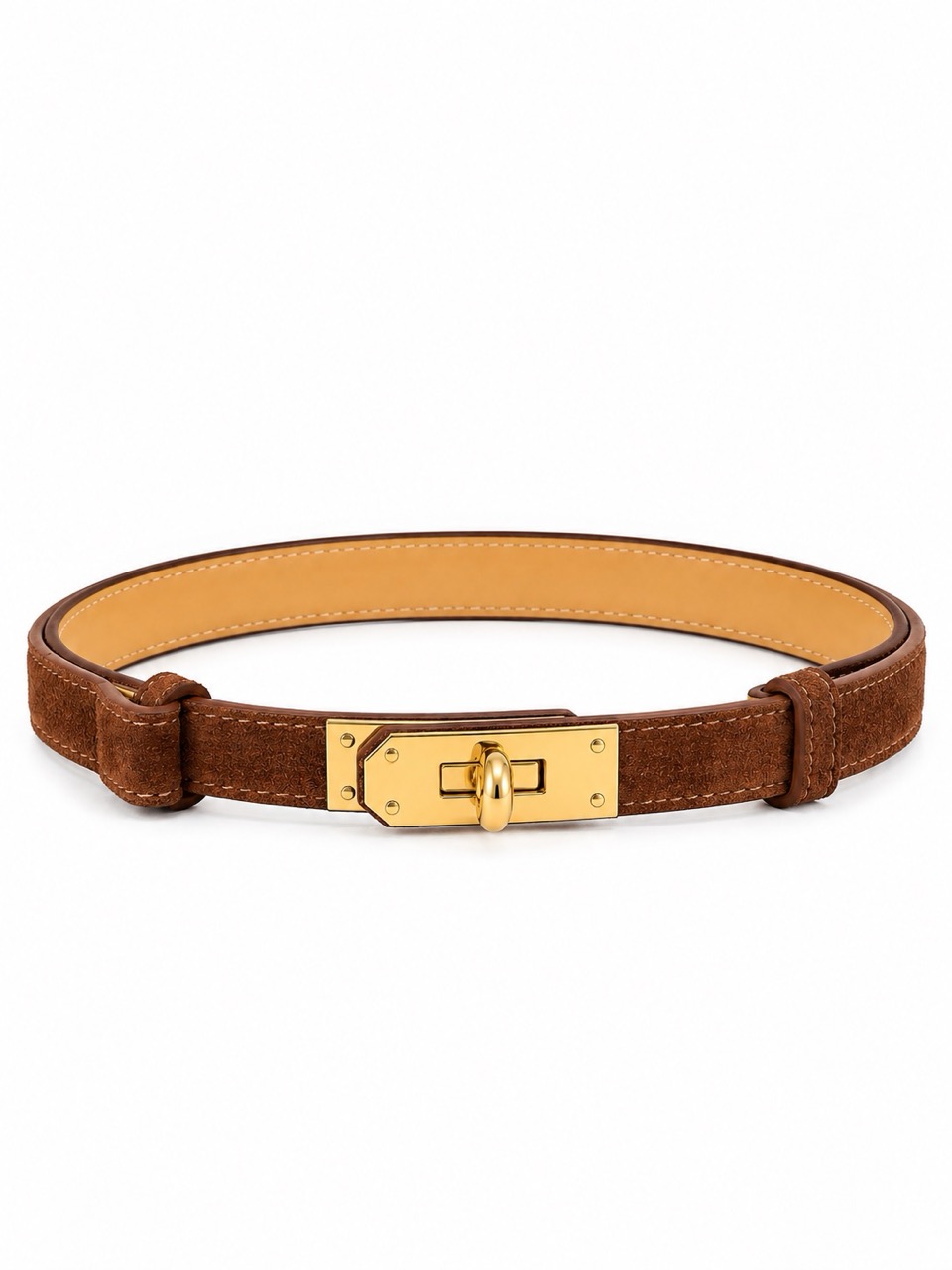 Cintura in pelle effetto scamosciato ESCT0093 - immagine 3