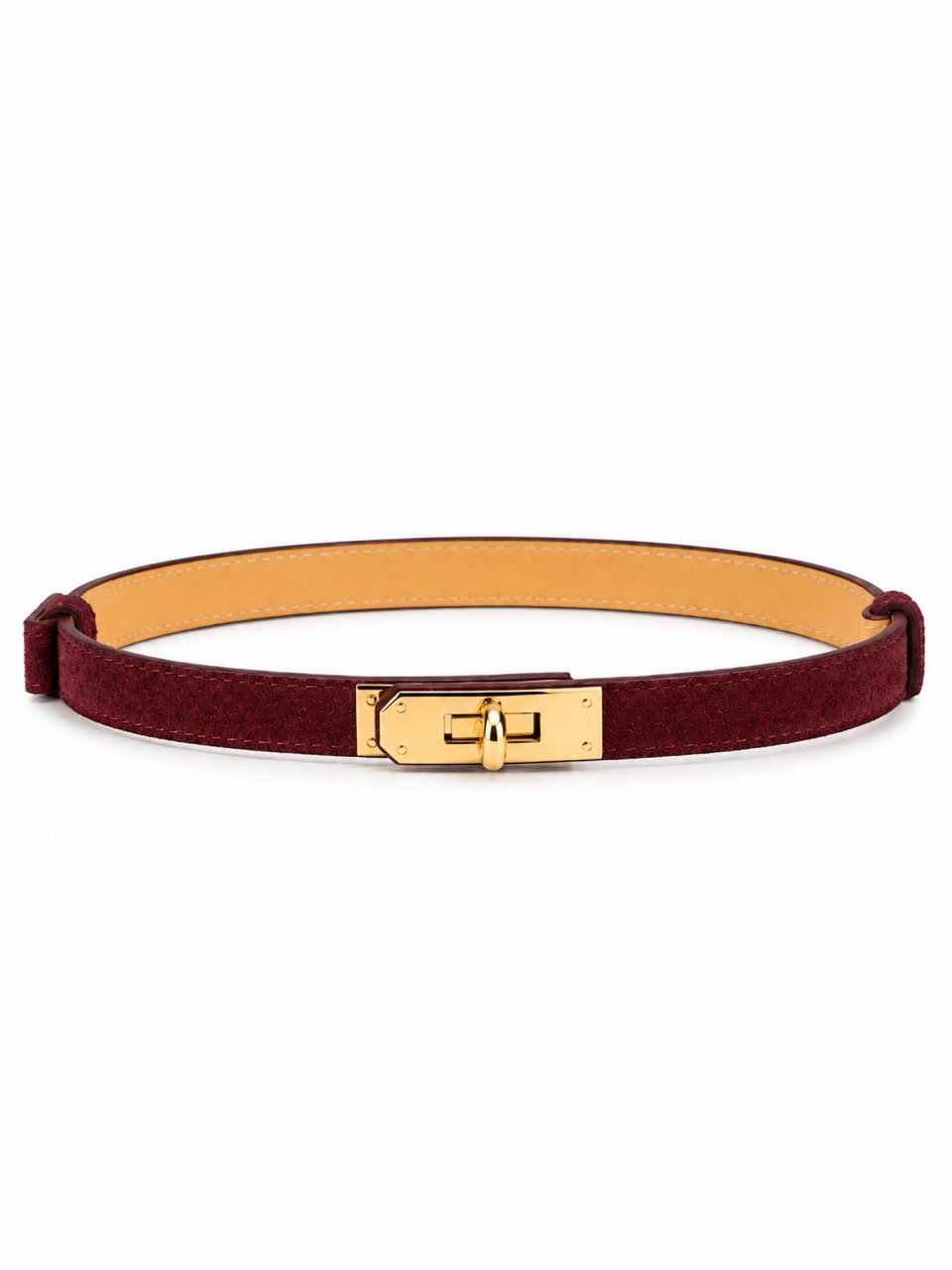 Cintura in pelle effetto scamosciato ESCT0093 - immagine 4
