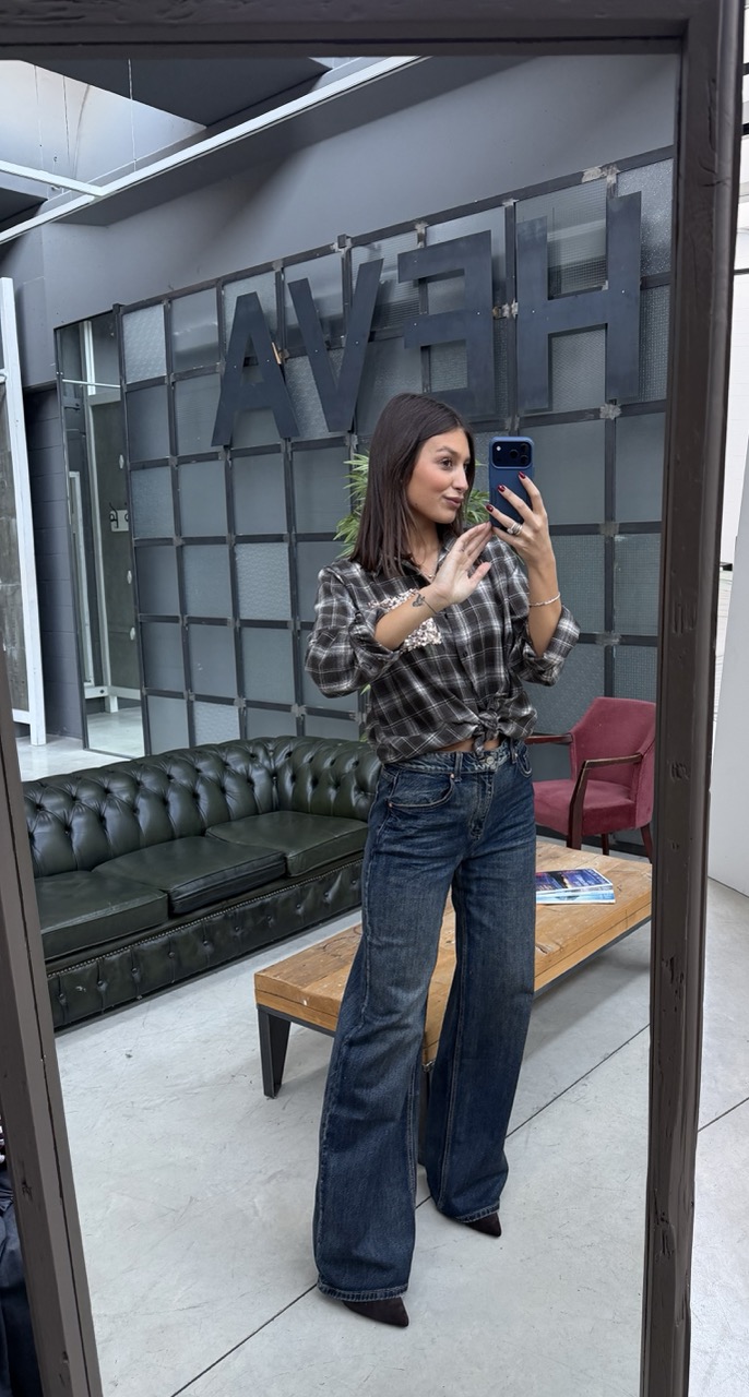 Jeans wide leg H8000 - immagine 2