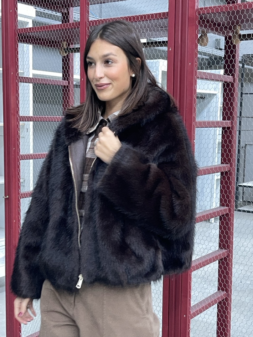 Pelliccia Marrone 26151