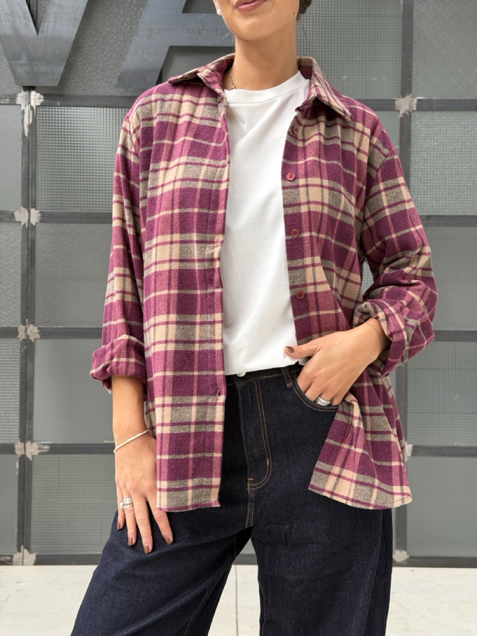 Camicia a quadri 35295 - immagine 2
