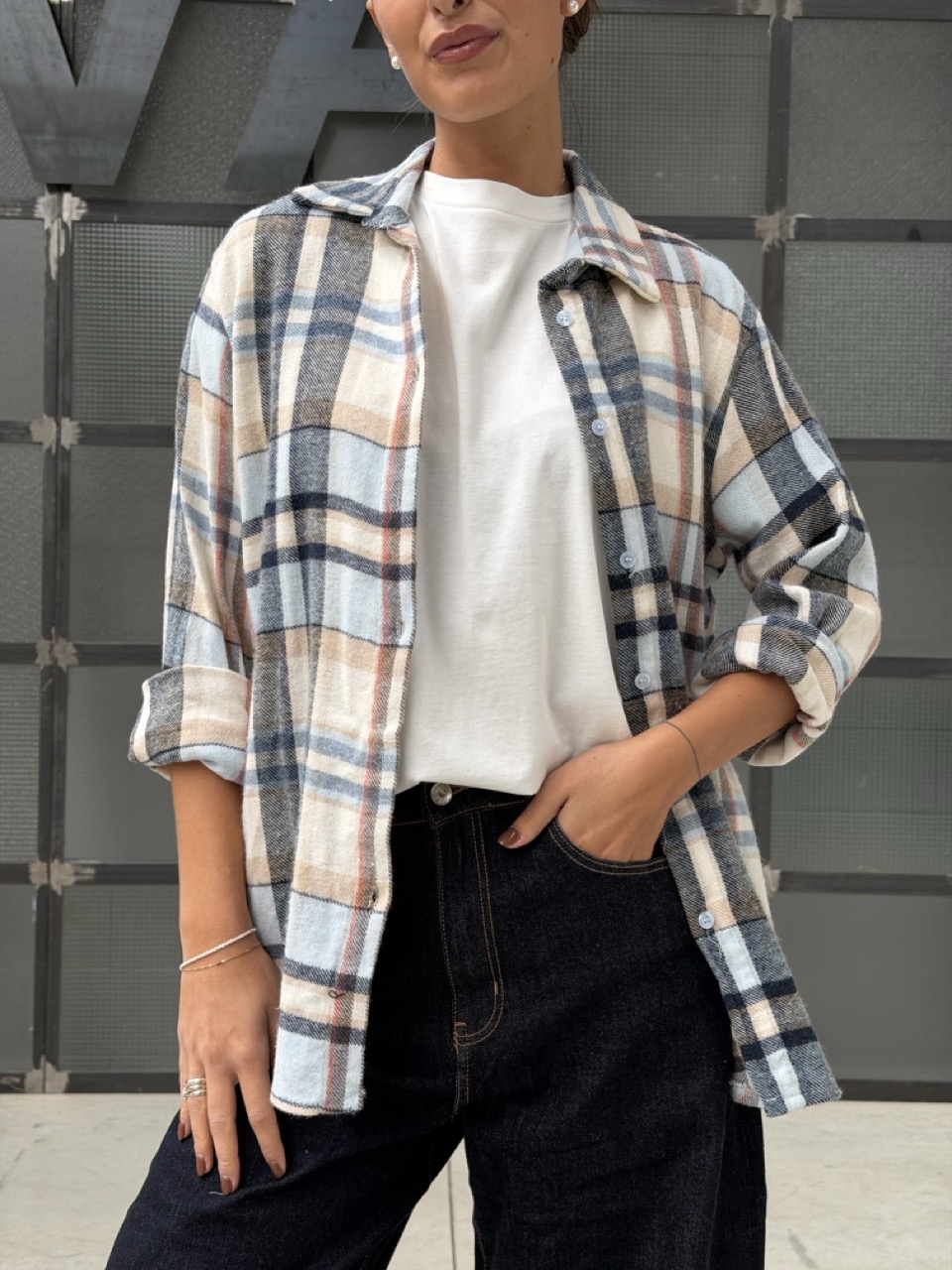 Camicia a quadri 35295