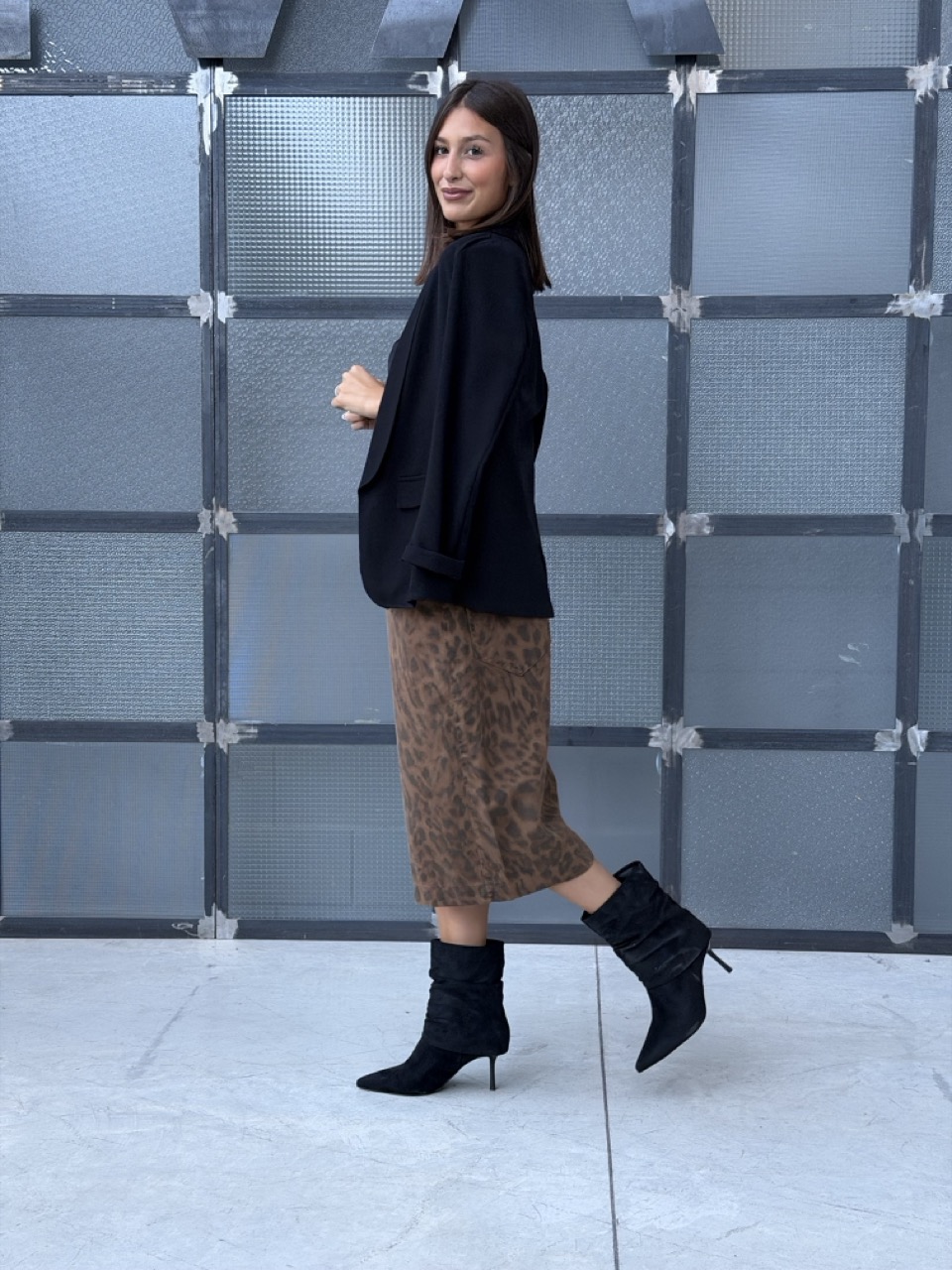 Bermuda in fantasia leopardata SUSY MIX JSUSY130 - immagine 2